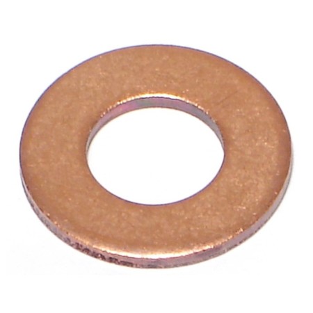 Midwest Fastener Flat Washer, Fits Bolt Size 3/8" , Copper 25 PK 71844